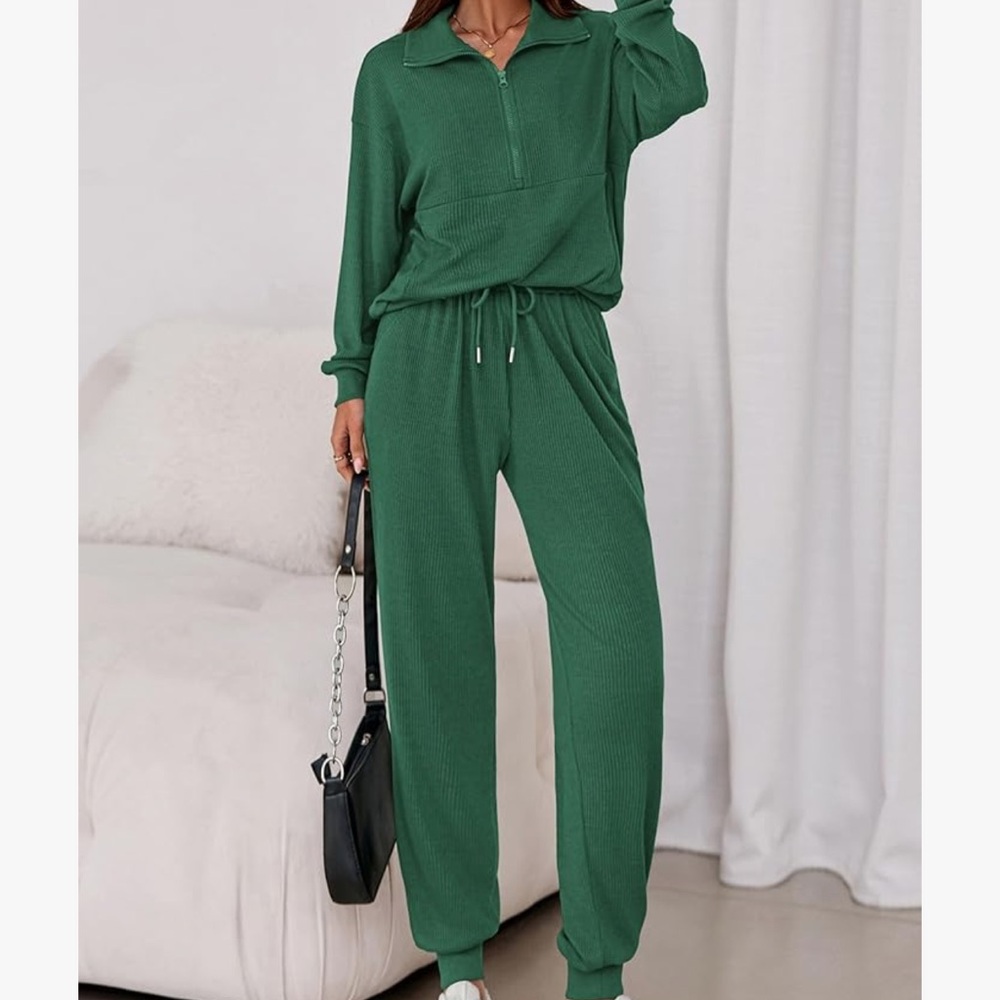 Prettygarden 2 piece ribbed Women's set - Picture 1 of 6
